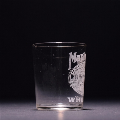 Maple Dew Whiskey Pre-Pro Etched Shot Glass