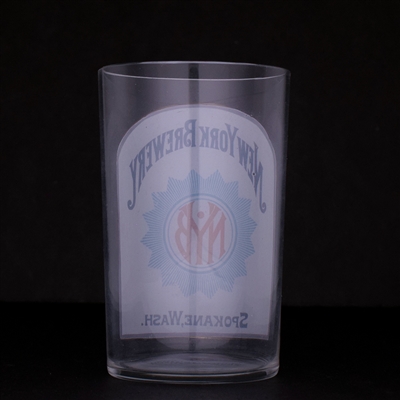 New York Brewery SPOKANE Pre-Pro Enameled Drinking Glass