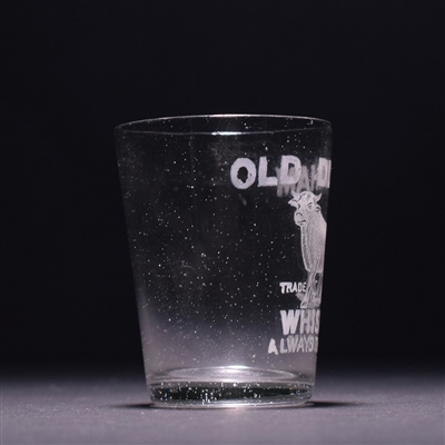 Old Durham Whiskey Pre-Pro Etched Shot Glass