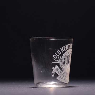 Old Kentucky Colonel Pre-Prohibition Etched Shot Glass