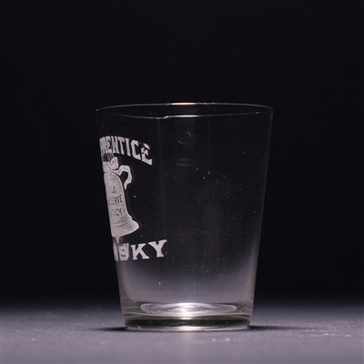 Old Prentice Whisky Pre-Pro Etched Shot Glass