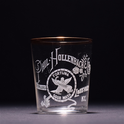 Phil Hollenbach Pre-Prohibition Etched Shot Glass