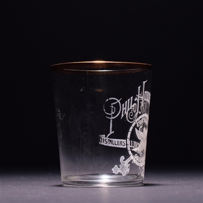 Phil Hollenbach Pre-Prohibition Etched Shot Glass