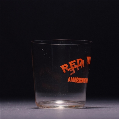 Red Top Rye Pre-Prohibition RED Shot Glass