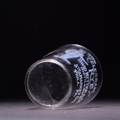Telegram Rye Pre-Prohibition Etched Shot Glass