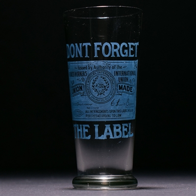 Tobacco Workers Union Pre-Pro BLUE Shot Glass