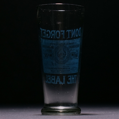 Tobacco Workers Union Pre-Pro BLUE Shot Glass