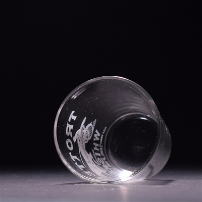 Trotter Whiskey Pre-Prohibition Etched Shot Glass