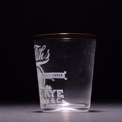Walsh's Sphinx Rye Pre-Pro Etched Shot Glass