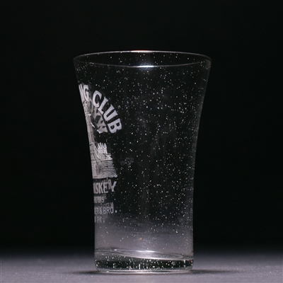 Wyoming Club Whiskey Pre-Pro Etched Glass