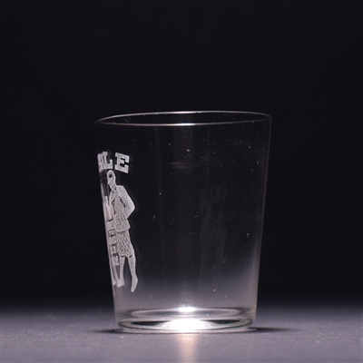 Yale Pre-Prohibition Etched Shot Glass