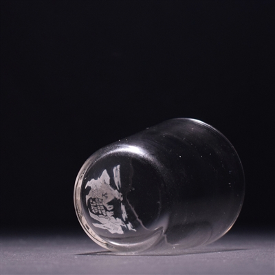 Yale Pre-Prohibition Etched Shot Glass