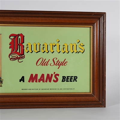Bavarians Old Style Mans Beer Sign Covington KY