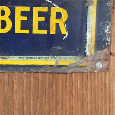Brucks Beer Tin Sign Bruckmann Cincinnati