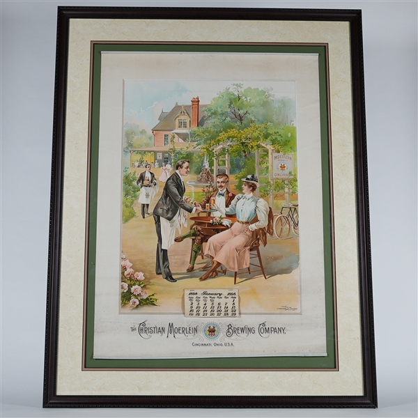 Moerlein High Country Scene 1898 Chromolithograph