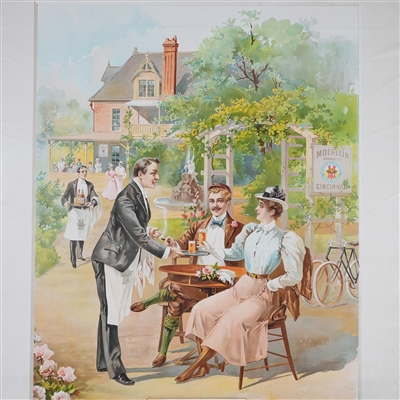 Moerlein High Country Scene 1898 Chromolithograph