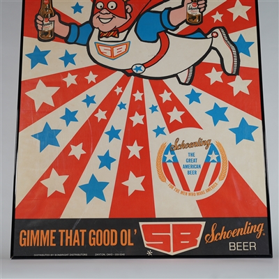 Schoenling Beer For the Men Who Make America Poster