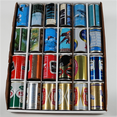Non-USA Self Opening Cans Suntory Molson Labatt Carling Lot of 24