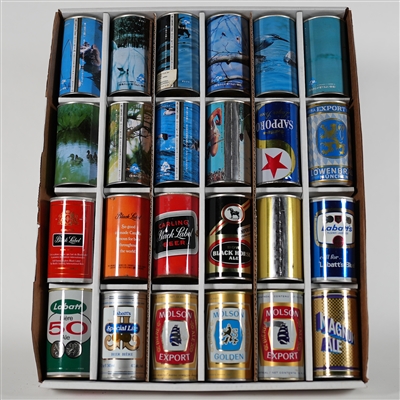 Non-USA Self Opening Cans Suntory Molson Labatt Carling Lot of 24