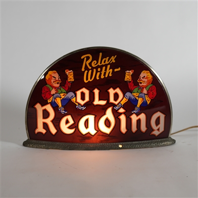 Old Reading Gillco Taxi Dome Cab Light Illuminated Sign