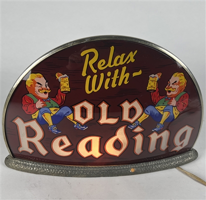 Old Reading Gillco Taxi Dome Cab Light Illuminated Sign
