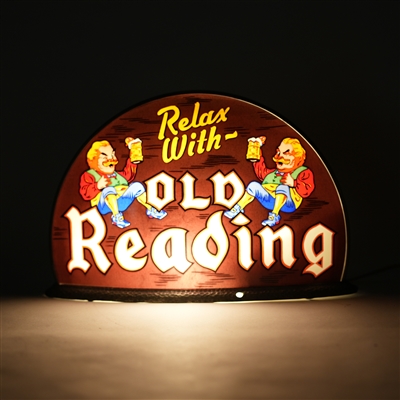Old Reading Gillco Taxi Dome Cab Light Illuminated Sign
