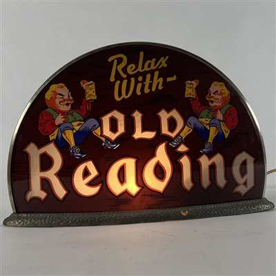 Old Reading Gillco Taxi Dome Cab Light Illuminated Sign