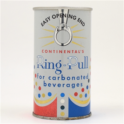 Continental Can Co Early Ring Pull Tab Promo Sales Sample Can UNLISTED