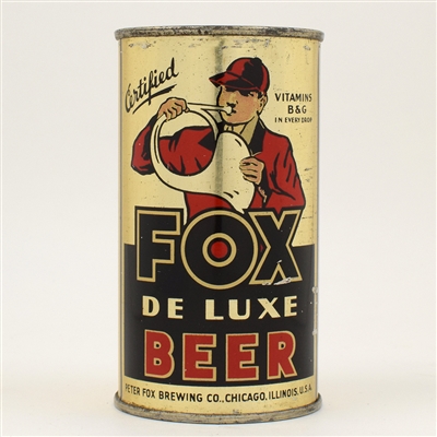 Fox De Luxe Beer Instructional Flat Top 64-39 USBCOI 292