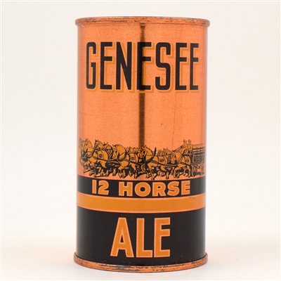 Genesee 12 Horse Ale Instructional Flat Top IRTP 68-17 USBCOI 324