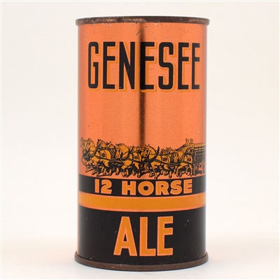 Genesee 12 Horse Ale Instructional Flat Top NON-IRTP 68-18 USBCOI 325