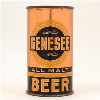 Genesee All Malt Beer Instructional Flat Top RARE SPLIT OI 68-28 USBCOI 331