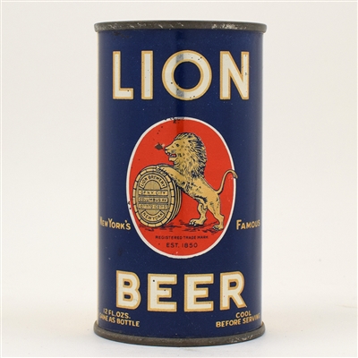 Lion Beer Instructional Flat Top HIGH GRADE 91-35 USBCOI 495