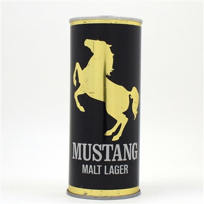 Mustang Malt LAGER 16 Ounce Pull Tab 157-7