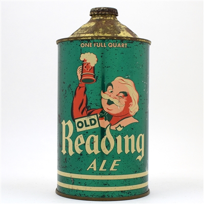 Old Reading Ale Quart Cone Top RARE 216-5