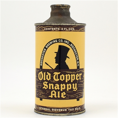 Old Topper Snappy Ale Cone Top 178-6