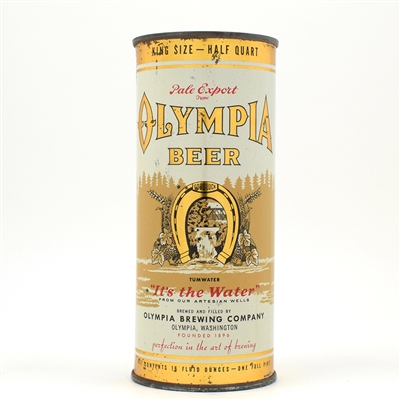 Olympia Beer 16 Ounce Flat Top 233-15