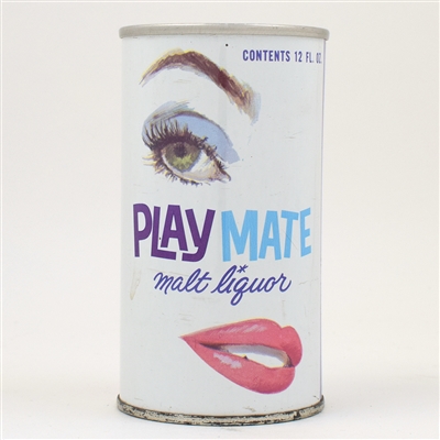 Playmate Malt Liquor Zip Top DESIRABLE HIGH GRADE 109-33