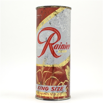 Rainier Jubilee 15 Ounce Flat Top CHOICEST INGREDIENTS Brown UNLISTED