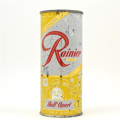 Rainier Jubilee 16 Ounce Flat Top TOASTS Yellow UNLISTED