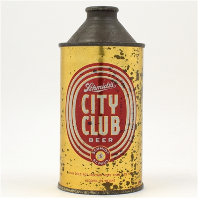 Schmidts City Club Beer Cone Top 184-12