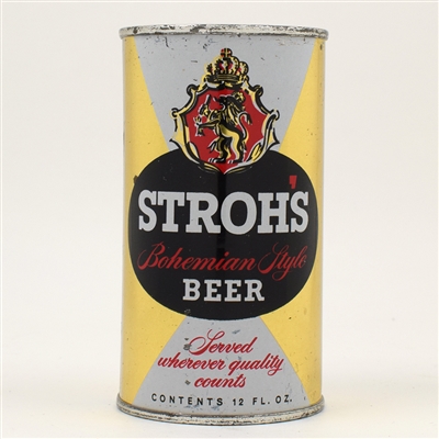 Strohs Beer Flat Top 2 FACE UNLISTED