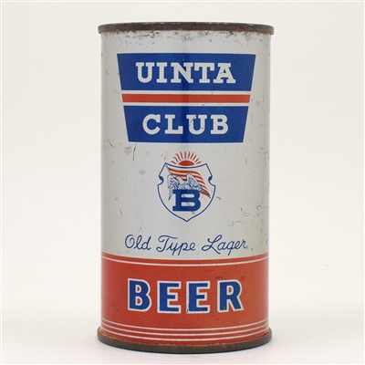 Uinta Club Beer Instructional Flat Top OLD TYPE 142-6 USBCOI 822