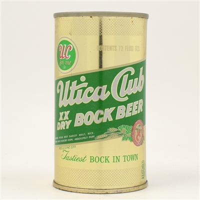 Utica Club Bock Flat Top TOUGH CLEAN 142-28