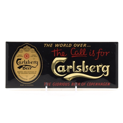 Carlsberg Beer 1940s Danish TOC Sign