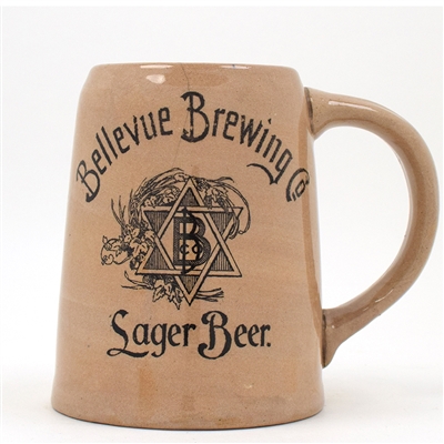 Bellevue Brewing Pre-Prohibition Transparent Glazed Mug