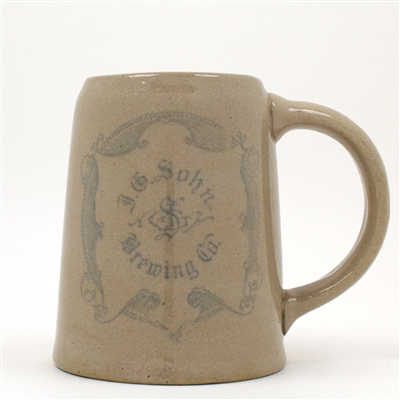 J G Sohn Brewing Transparent Glazed Pre-Prohibition Mug