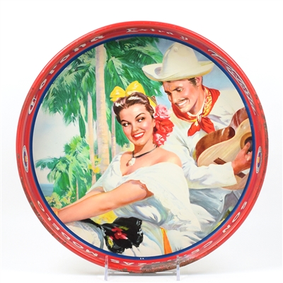 Corona Victoria Beers 1950s Mexican Serving Tray
