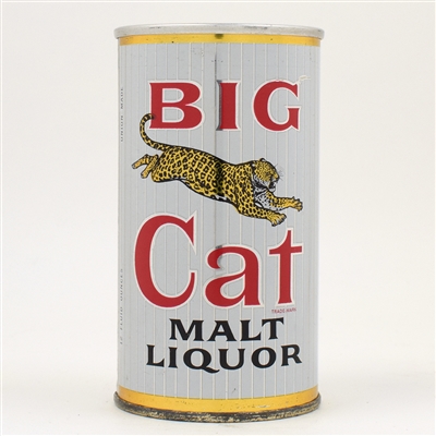 Big Cat Malt Liquor Zip Top PEORIA 39-30