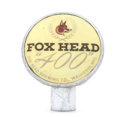 Fox Head 400 Chrome Ball Tap Knob